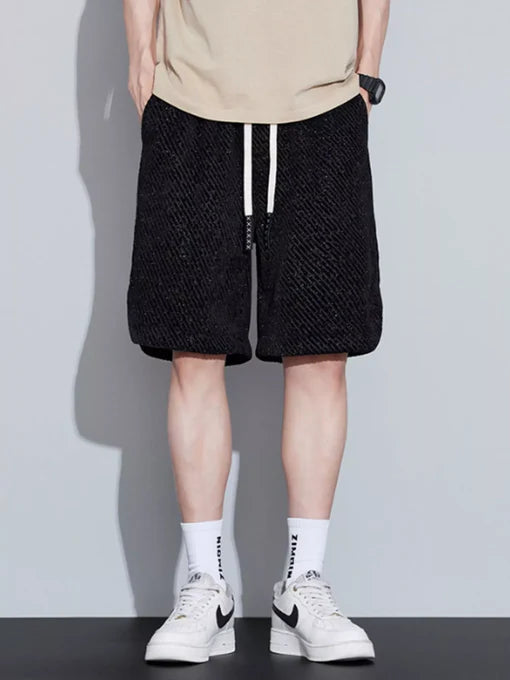 Men's Plus Size Drawstring Loose Fit Shorts