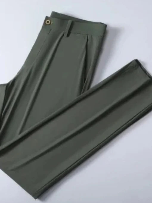 Men's Slim Fit Pants with Pockets