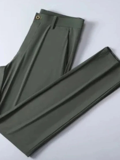 Men's Slim Fit Pants with Pockets